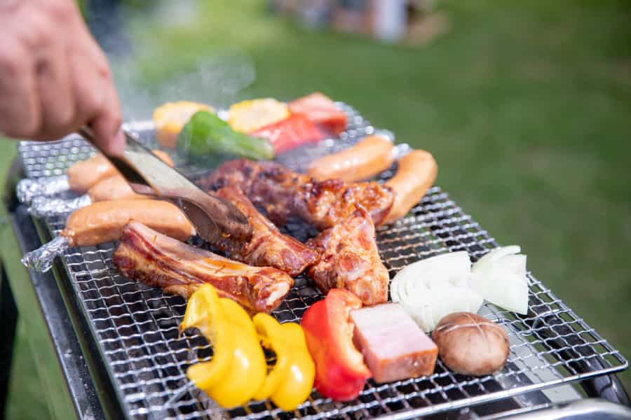 ボランティアとBBQ！
